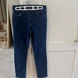 Old Navy Dark Blue Ankle Jeans high rise wow straight